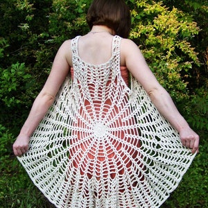 Spider Web Vest Mandala Dress PATTERN Make your own ...Digital Download