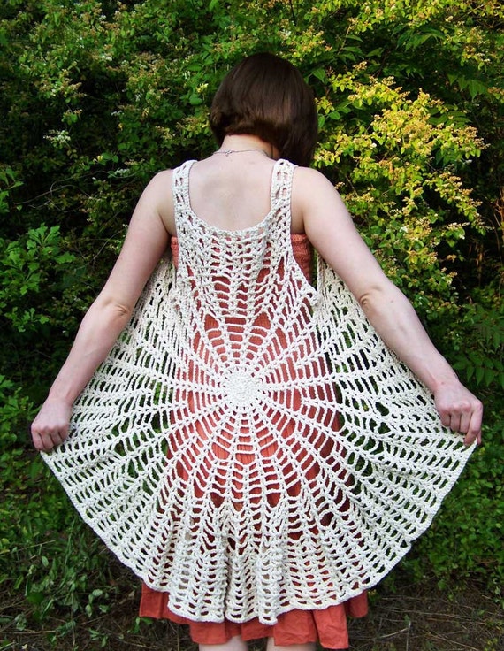 crochet spider web dress Mandalas, Spiderweb, Renaissance Patterns, Medieval Crochet, Gothic Vest,  Dress PATTERN, Summer Crochet Pattern