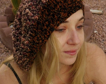 Large Renaissance Hat, Made To Order, Choice of Colors, Custom Made Beret, Stevie Nicks Style Hat, Large Beret