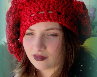 2 Renaissance PATTERNS, Medieval Slouchy Hats, Crochet Hat Patterns, Crochet Hats, Slouchy Hat Patterns, Hat Patterns, Winter Hat Patterns