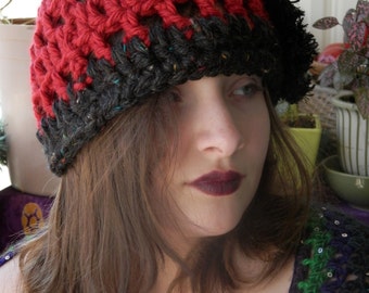 Crochet Cloche Hat Pattern: Easy Vintage Style Winter Hat (Digital Download)