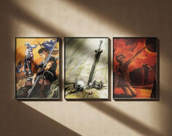 20 Berserk Movie Size 27x40in High Quality Posters Digital