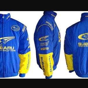 Vintage SUBARU World Rally Team Racing Jacket,Classic 90s Retro Motorsport Collectible ,Rare Rally Car Fan Gift,Rare rally jacket,Motorsport