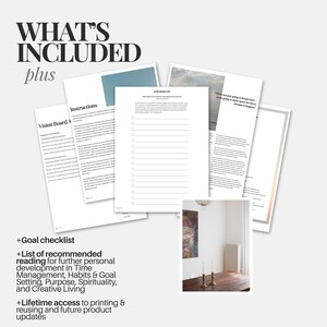 Vision Board Directions.pdf 2026 Digital Vision Board Kit, Goal Setting Planner (PDF) - Etsy