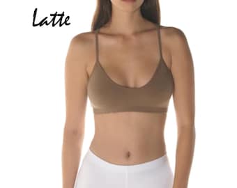 Organic Cotton Bra with Cross Back Straps