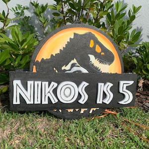 Handmade Dinosaur Piñata: Customizable Colors, Kids Birthday Party Decoration