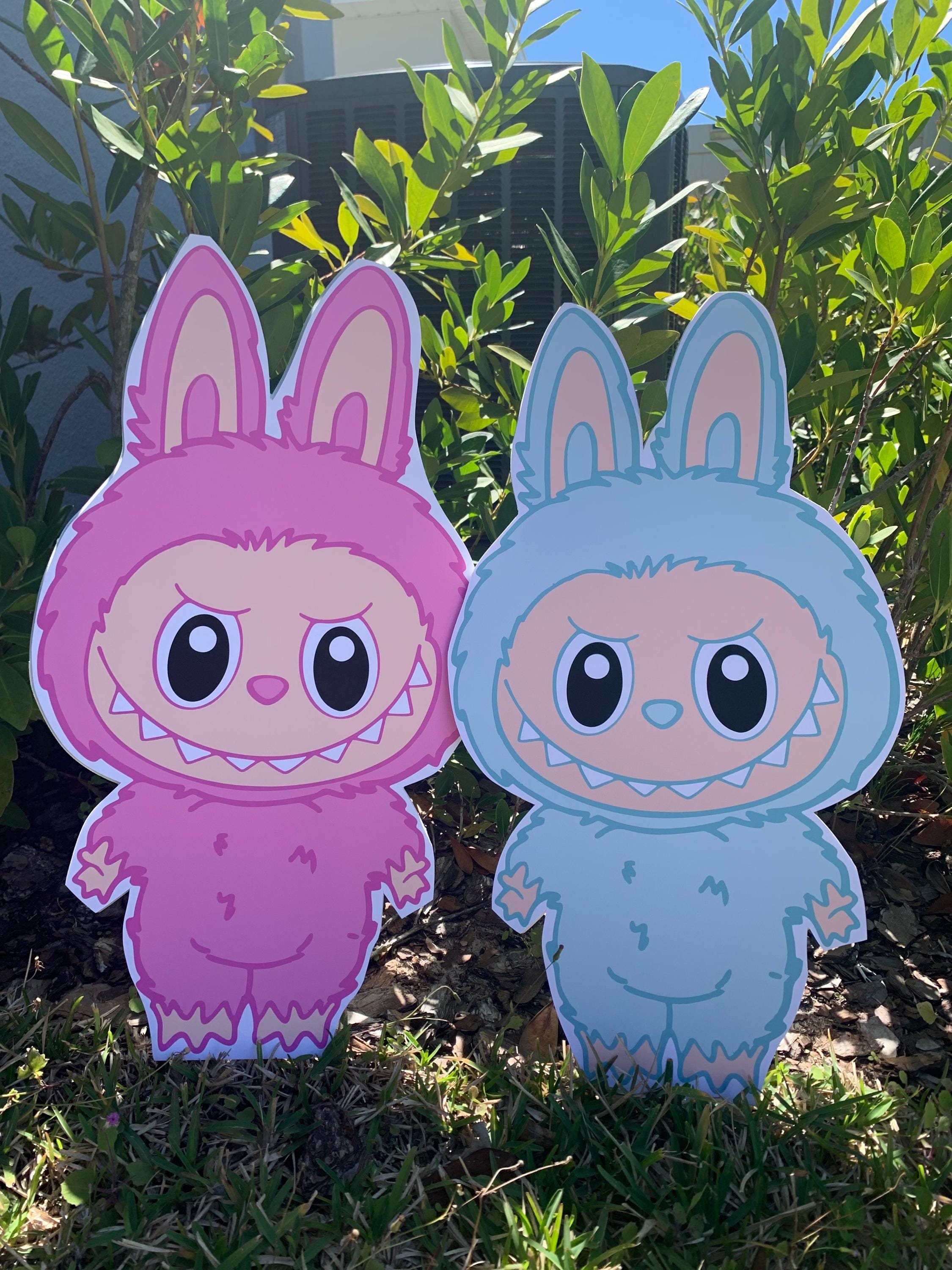 Labubu props, labubu cutout, Labubu Foam Board Cutout – Handmade Party Decoration | Cute Character Standee for Events, Birthdays & Room