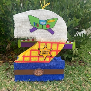 Personalized Toy Story Piñata, piñata woody toy story, toy story party, toy story birthday