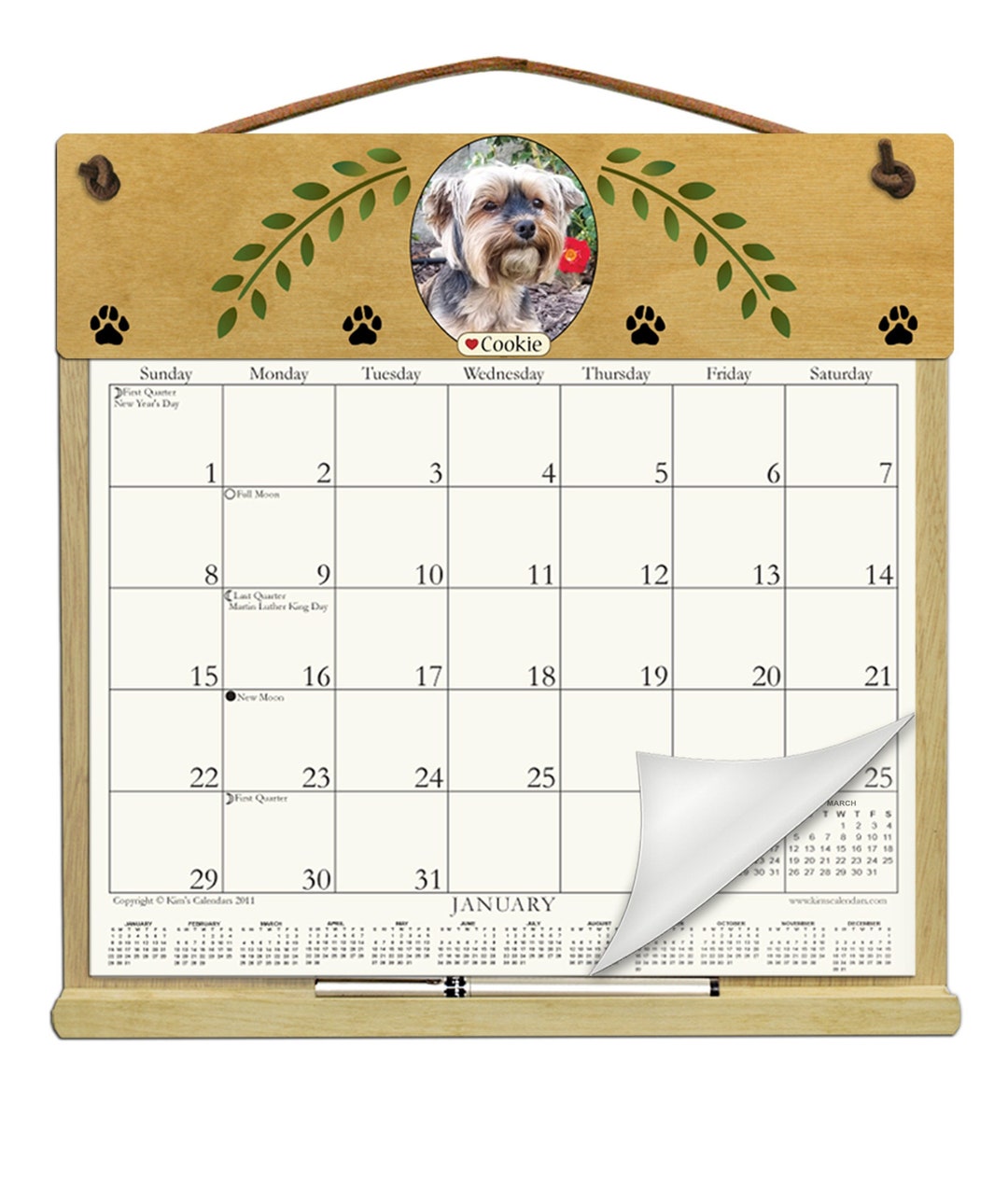 SPECIAL ORDER - Customized Dog Calendar - Etsy