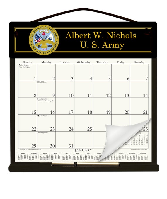 Usna Calendar 2023 2023 Calendar Personalized U S Army Calendar Filled With | Etsy