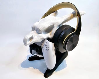 Dragon Skull Headset and Controller Holder