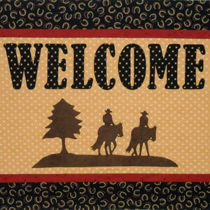 Quilted Trail Riders Welcome Banner PDF Pattern