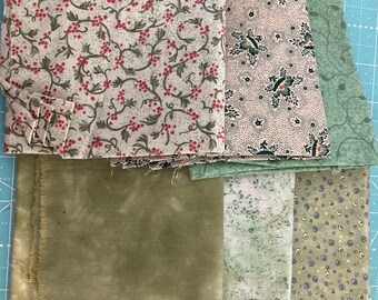 Fabric Destash: Green bundle