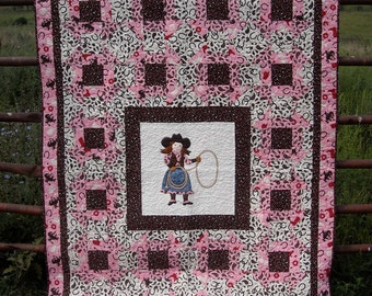 Lil Cowpokes Cowgirl Cowboy Quilt Pattern