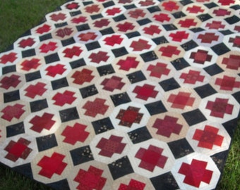 Griechisches Kreuz Patchwork Quilt PDF Anleitung