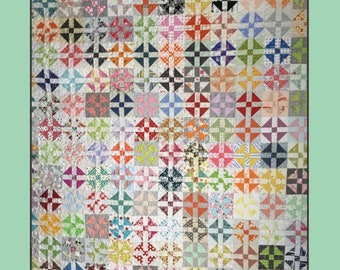 Scrap Quilt PDF Pattern: Mildred's Choice