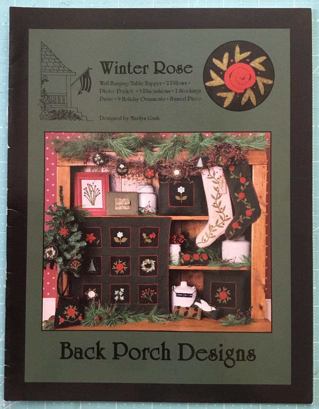 Winter Rose Quilt and Project Pattern Booklet Etsy