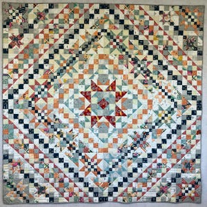 Sweet Flourish Medallion Quilt PDF pattern