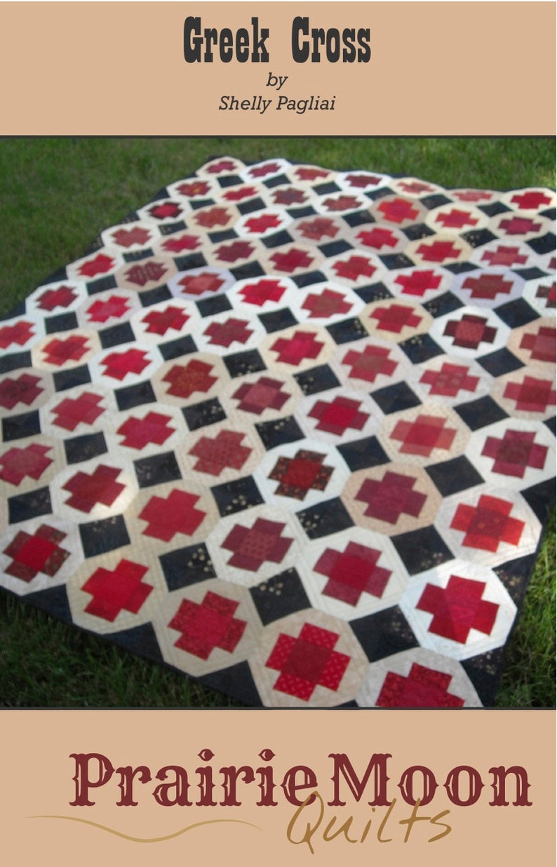 Greek Cross Patchwork Quilt Pattern image 2