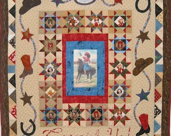 Cowgirl Up! Quilt Pattern, Print version
