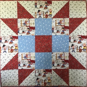 Daddy's Favorite Baby Quilt: A PDF quilt pattern image 2