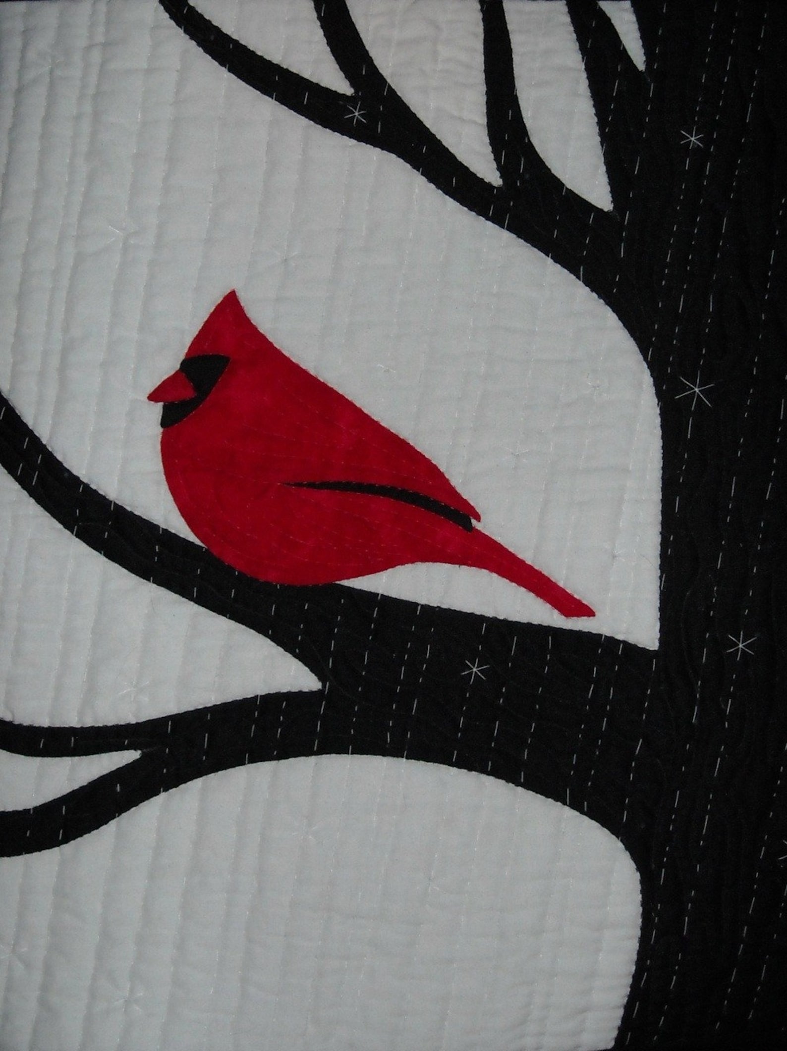 Winter Cardinal Miniquilt Pattern PDF Version Etsy