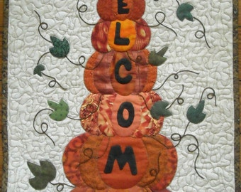 Autumn Welcome Wall Quilt Pattern, PDF version