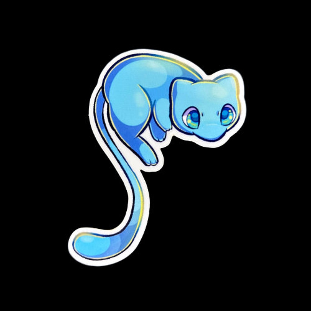 Shiny Mew Pokémon Sticker Pokémon Sticker Mew Sticker Shiny Pokémon