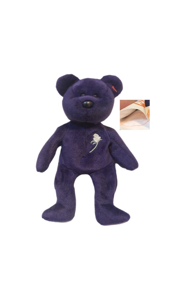 Rare 1st Edition 1997 Princess Diana Beanie Baby – PE Pellets