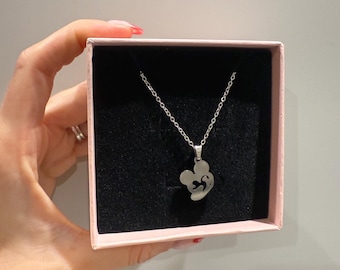 Collana in argento di Topolino