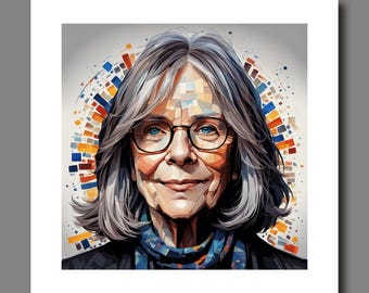 Diane Keaton - Portrait - Limited Edition - Signed - Numbered - Print