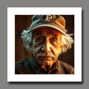 Albert Einstein - Portrait - Color - Limited Edition - Signed - Numbered - Print