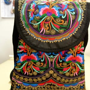 National Exquisite Embroidered Mini Shoulder Bag Backpack