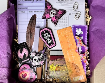ハロウィン向けブックグッズセット｜ブック注釈キット｜文房具セット｜ブックトックギフトボックス
