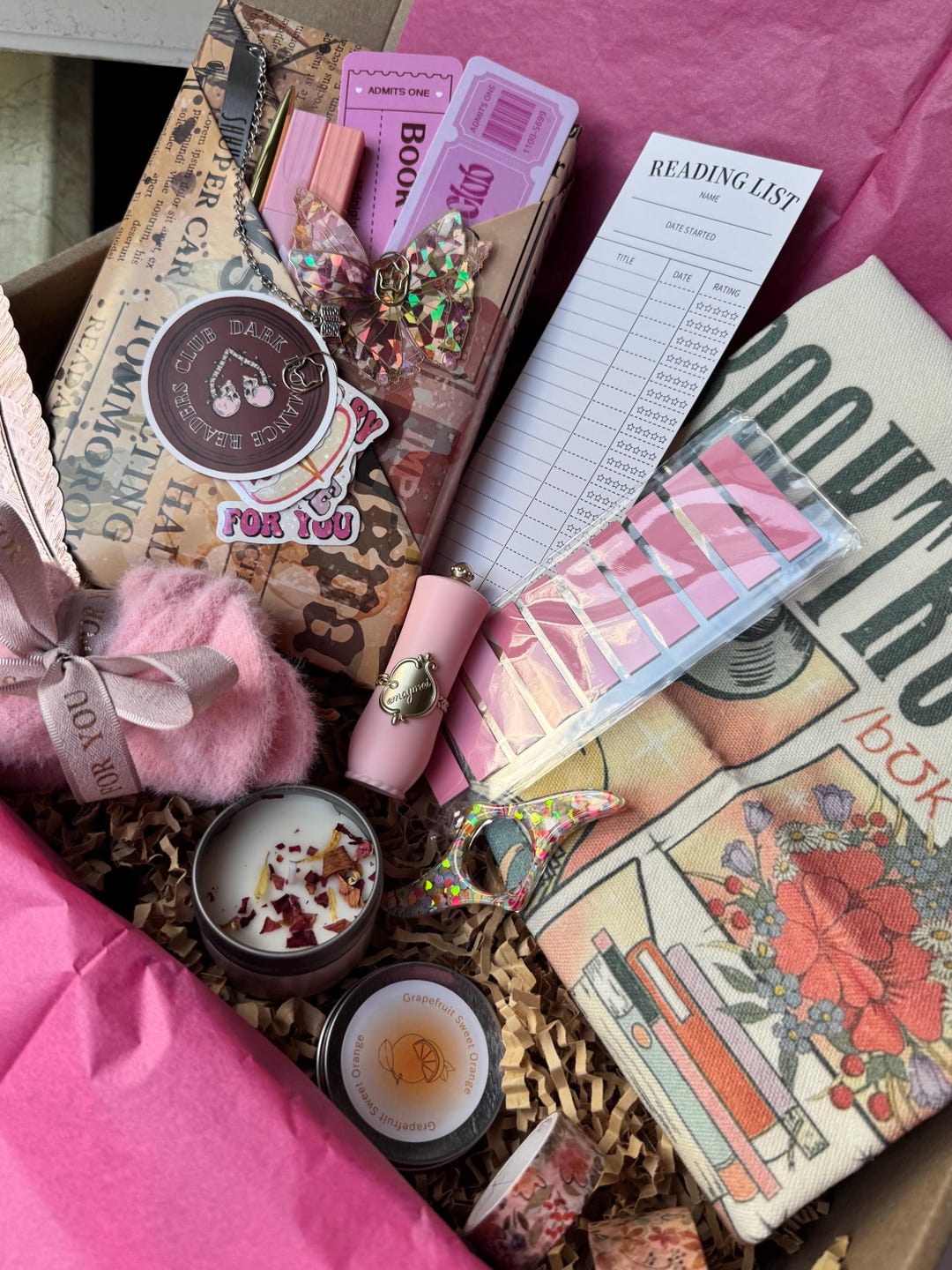 Spicy Romance Bookish Gift Box 18+ | Blind Date With a Book ...