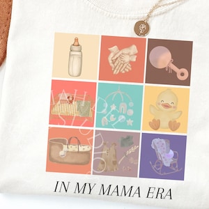 Mama Era Shirt in my mom era shirt for mom’s birthday t-shirt mother’s day tee retro mama shirt gift for mom shirt mother&#39;s day gift for her