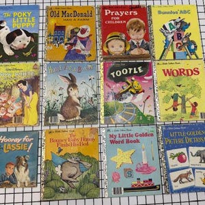 Little Golden Books – Choose Your Favorite! Vintage Children&#39;s Books