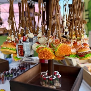 DIY Mystery Blind Bag Charm, Many Styles, Random Mini Food Keychain