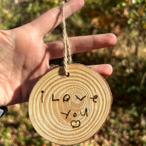 Custom Handwriting Ornament