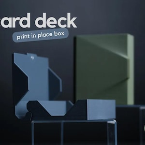 Estuche para baraja de cartas. Diseñado por h3li0