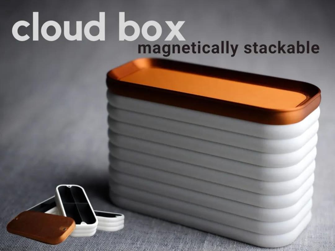 Cloud Box · Magnetically Stackable · Modular. Designed by H3li0 - Etsy