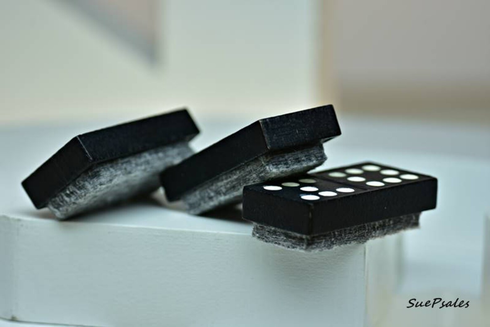 Mini Chalkboard Erasers Vintage Domino Chalkboard Erasers Etsy