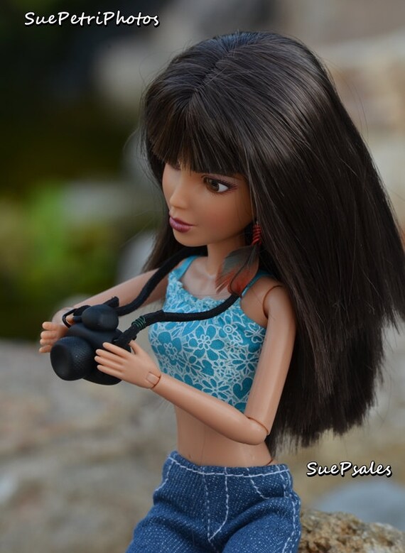 barbie doll with clay