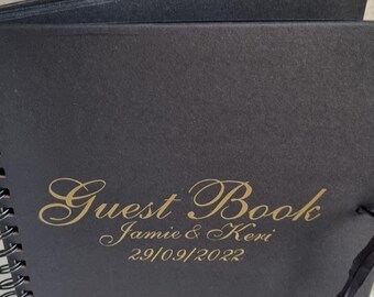DIY Wedding Guest Book Decal: Personalized Memory Sign (DECAL ONLY)