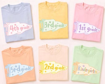 Teacher Team Shirts, Unisex Back to School Shirt, Grade Level Team Tees, Teacher Gift, First Second Third Fourth Fifth Grade Teacher Shirts