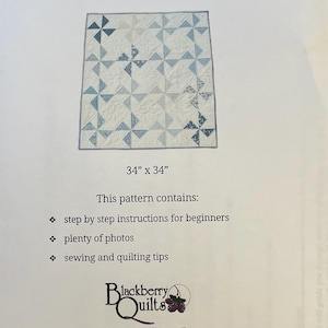 Pinwheels Baby Quilt Pattern