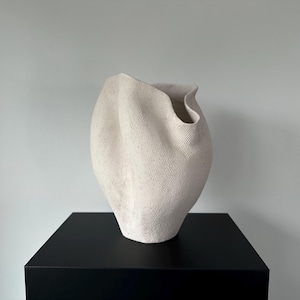Handmade Ceramic Vase, Organic Ceramic Vase, Minimalist WabiSabi Home Decor, Ceramic Sculptural Vase, Abstract Vase, Interior Ceramic Vase