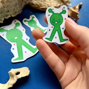 Original art Alien Aufkleber