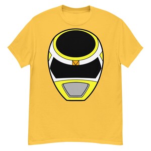Power Rangers In Space Yellow Ranger Helmet T-Shirt