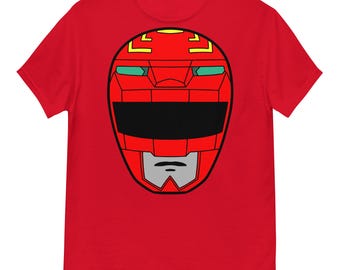Power Rangers Lost Galaxy Red Ranger Helmet T-Shirt